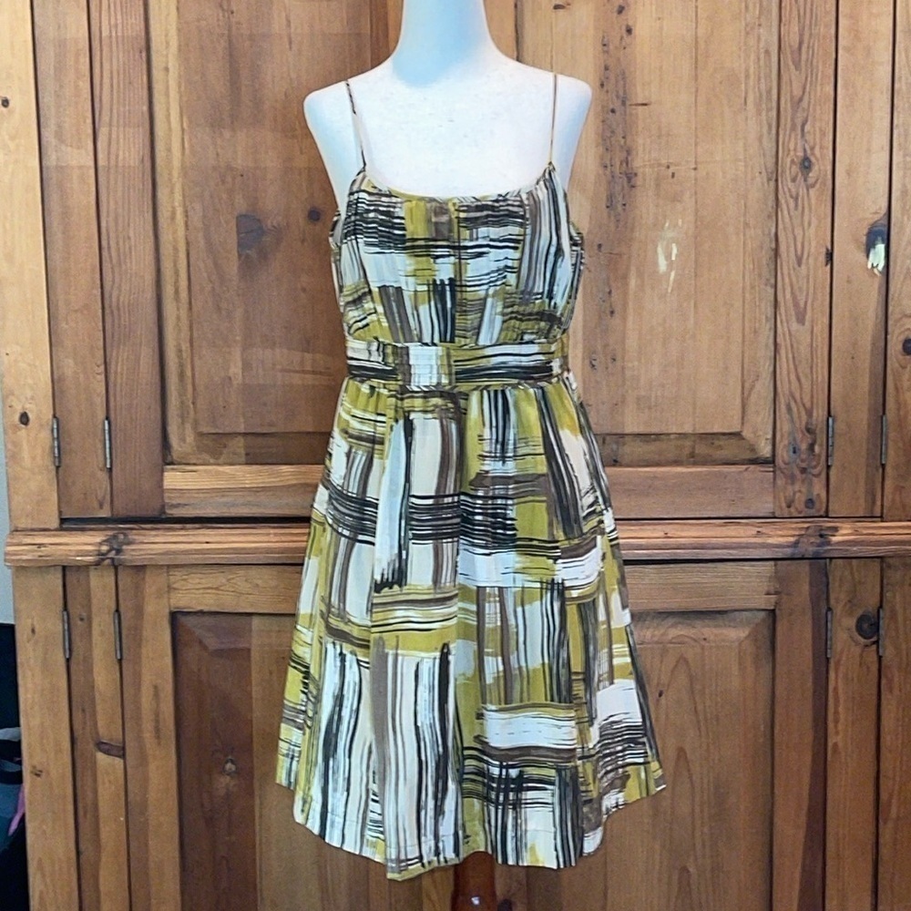 Halogen Silk & Cotton Mini Dress Sz. 6 Petite